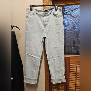 J.Jill Cuffed High Rise Crop Jeans